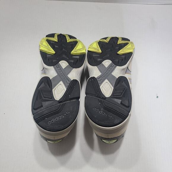 Men's Adidas Running Shoes Originals Yung 96 Sz 13 Sneakers Gray White Gold - Picture 8 of 10